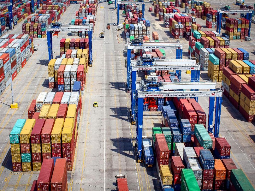 Wando Welch Terminal sees strong volumes year-over-year. (Photo/SCPA/English Purcell)