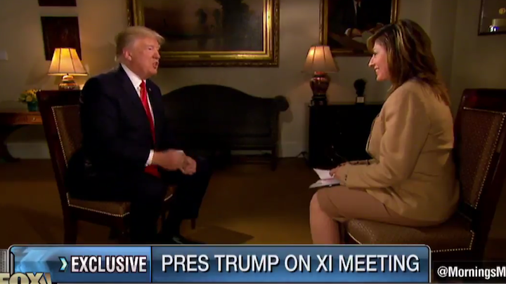 Maria Bartiromo interviews President Donald Trump