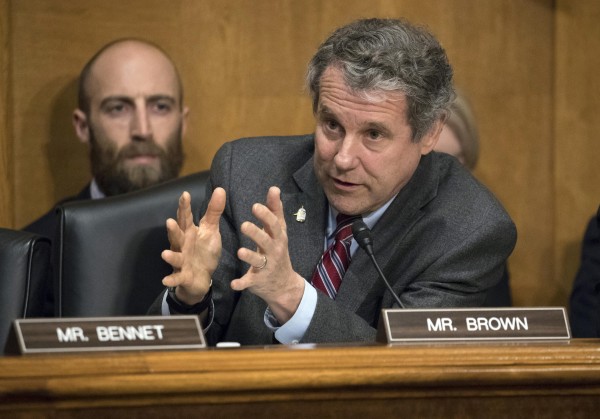 Democratic Senator Sherrod Brown of Ohio