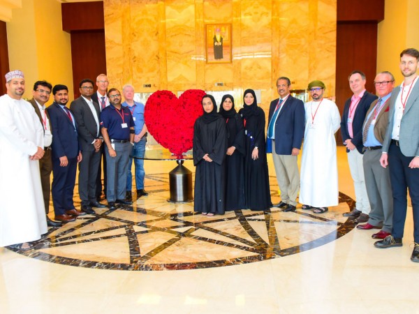 DSC from left to right: Khimji Ramdas Shipping team, WWPC Directors,  Reps for the Port of Duqm, SAL Heavylift, Wallenius Wilhelmsen and PeriPlus.